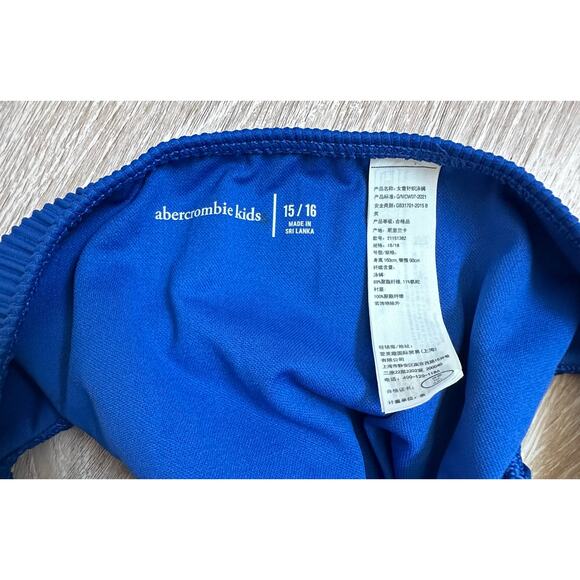 Abercrombie Kids|Ribbed Swim Bottoms|Blue|NWOT|SZ 15/16 - Picture 8 of 8